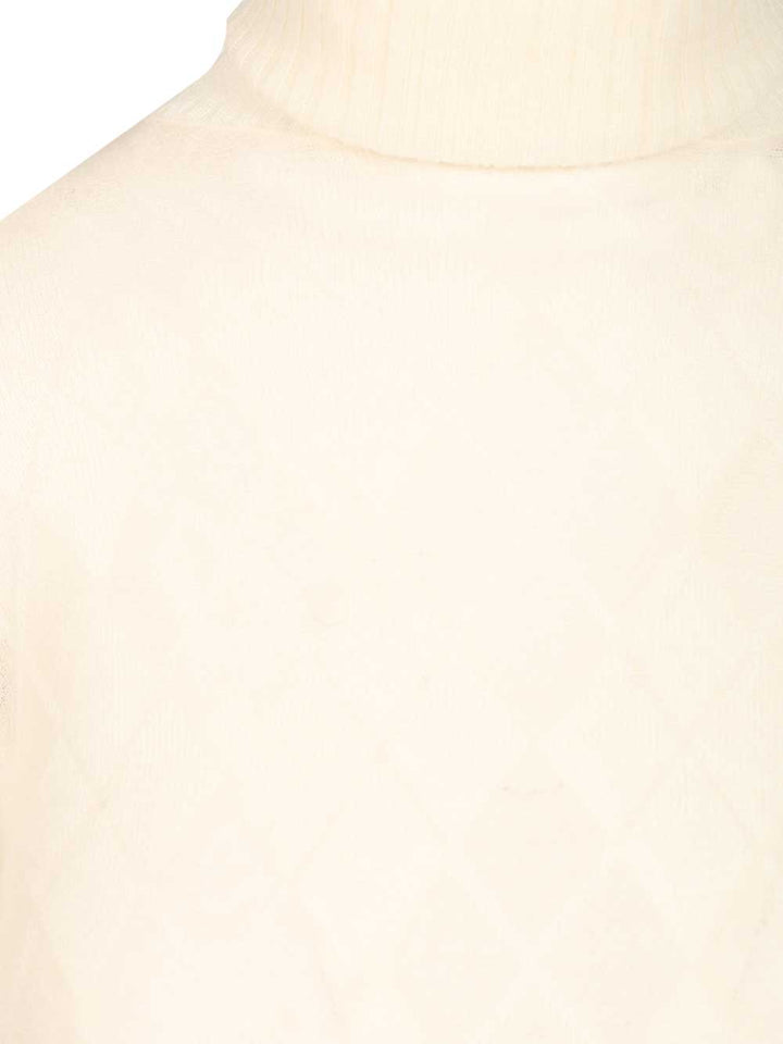 Retori Crop Top Knitwear - Bianco | 18b05814307e491fc18076d45a585ee123f68eb9