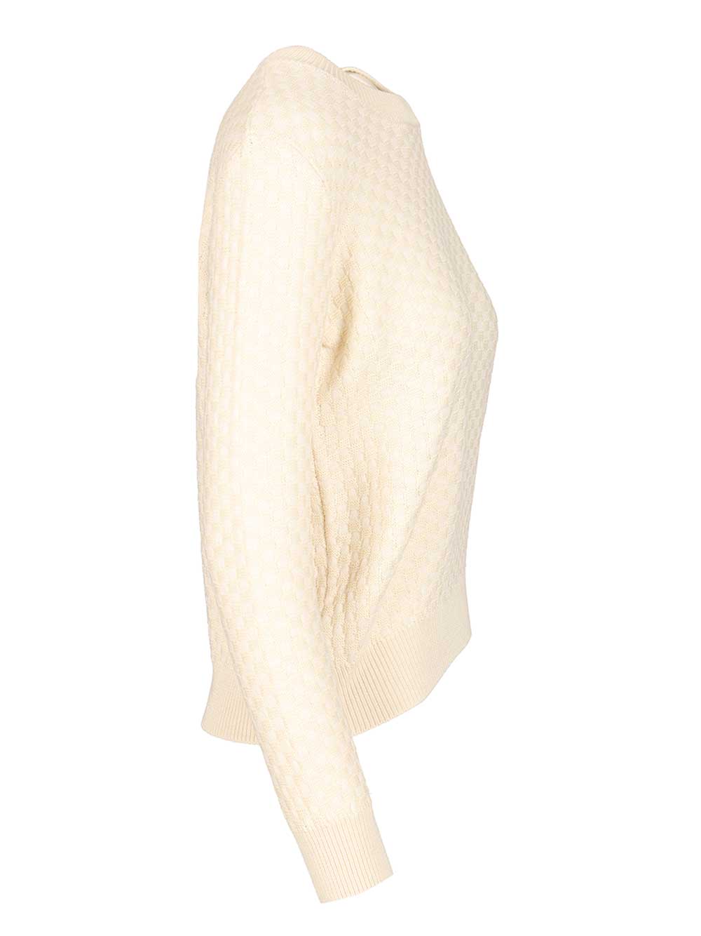 Retori Damier Knitwear - Bianco | 1ff157cc1798671c7966f0264116b25d2a10c2dc