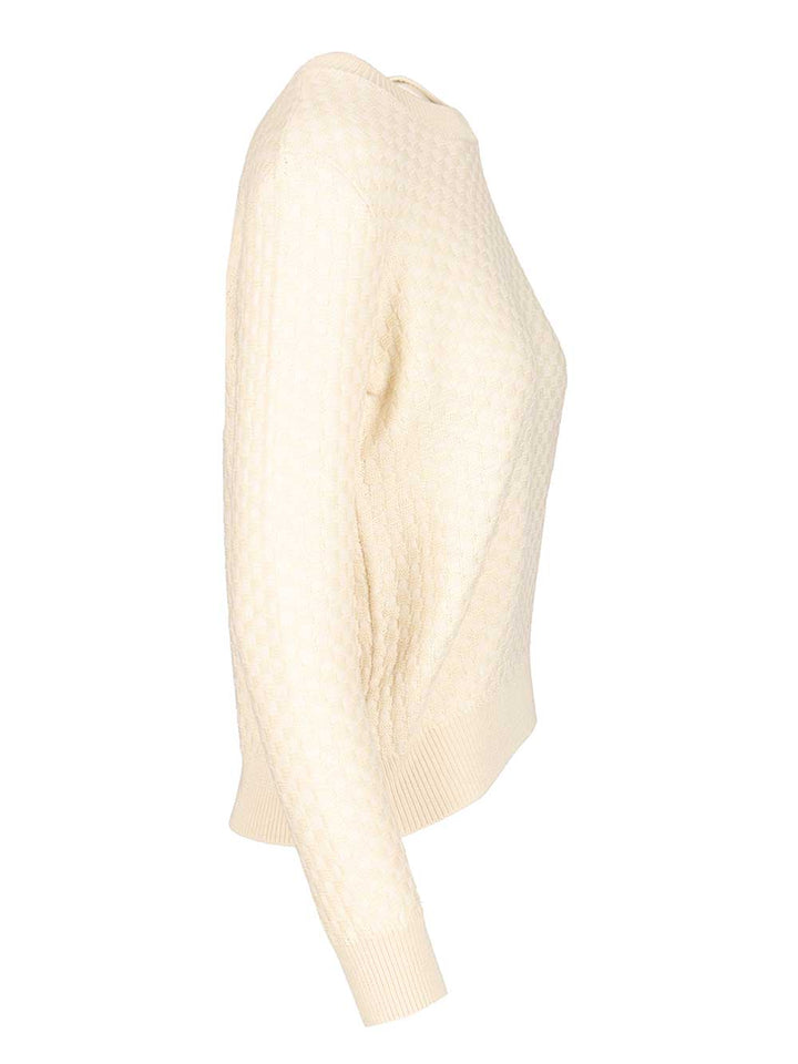 Retori Damier Knitwear - Bianco | 1ff157cc1798671c7966f0264116b25d2a10c2dc