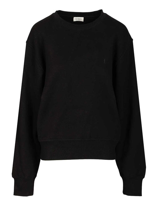 Cassandre Cotton Sweatshirt Sweatshirts Nero