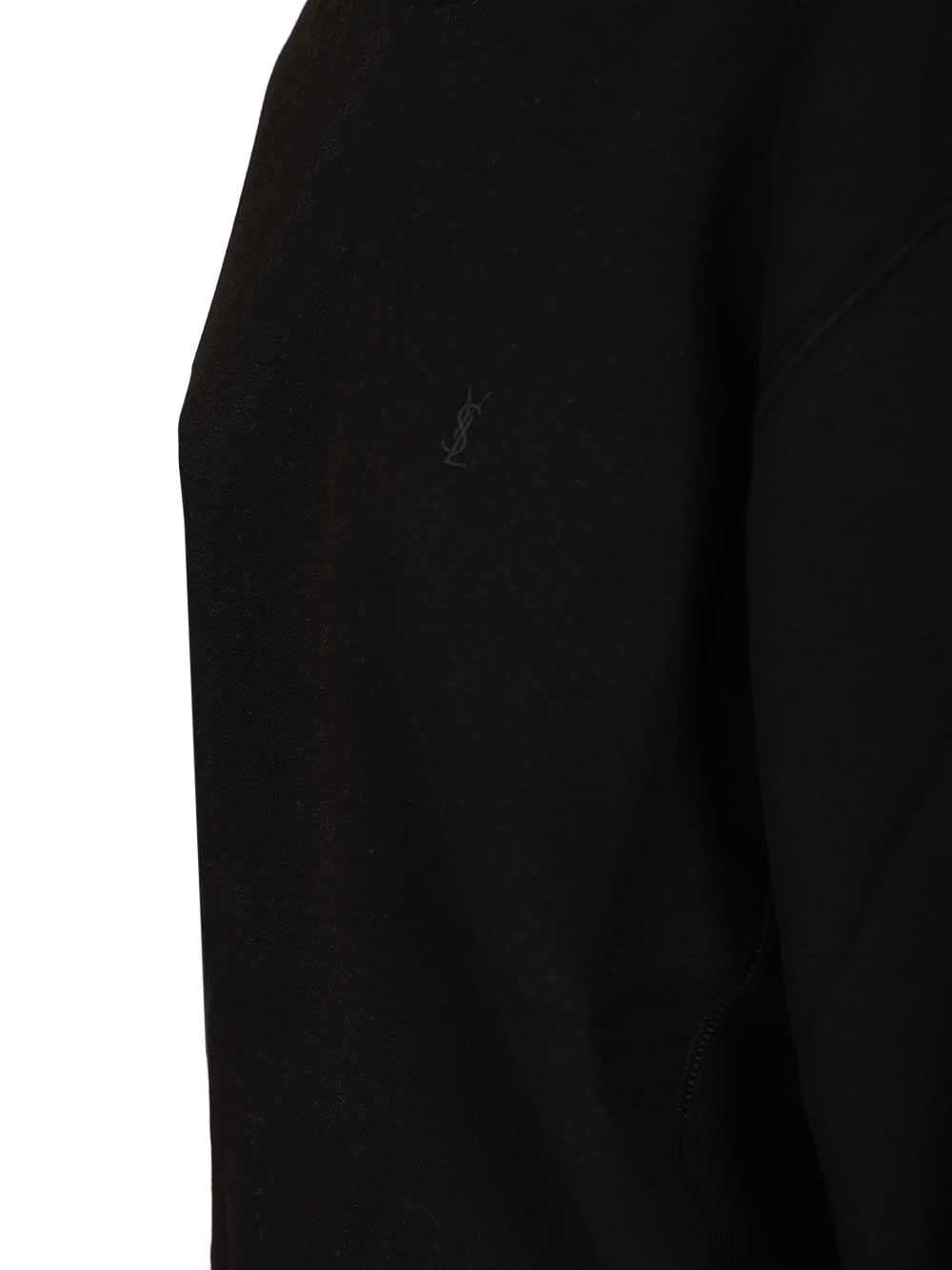 Saint Laurent Cassandre Cotton Sweatshirt Sweatshirts - Nero | 30970049a325b846d3ce9f1948143ee0488913b7