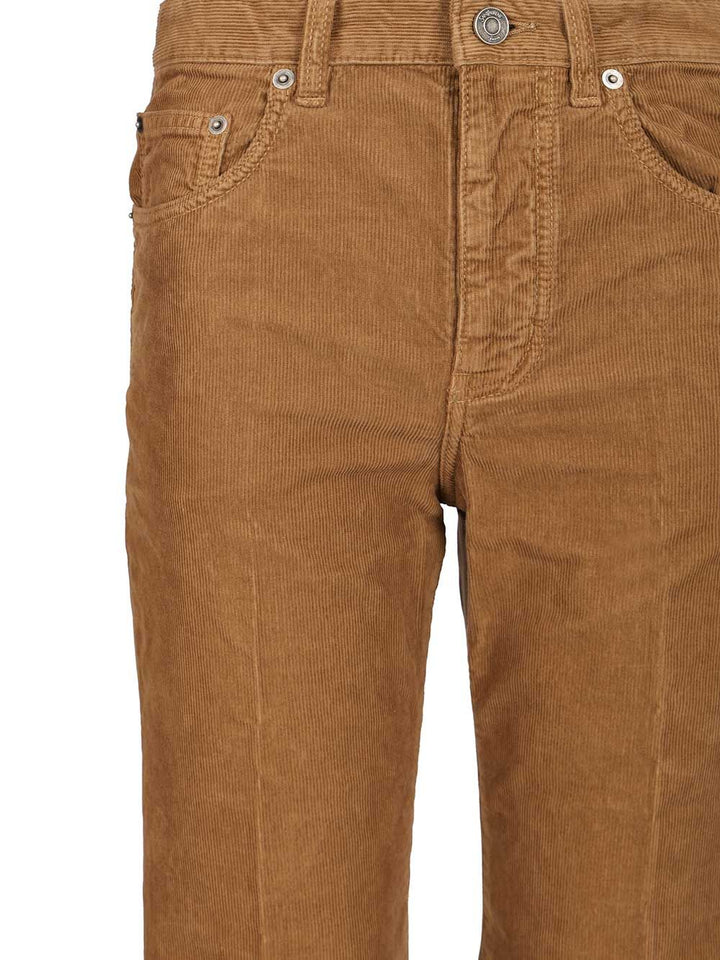 Saint Laurent Clyde Trousers - Marrone | 687dde859581a4e76f21c9d82b83c0c107143e2c