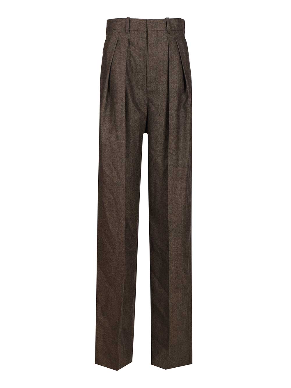 Saint Laurent Loose-Fitting Trousers - Marrone | ad52f8a6b662b3ef9ad7138771689edf4eaa63eb