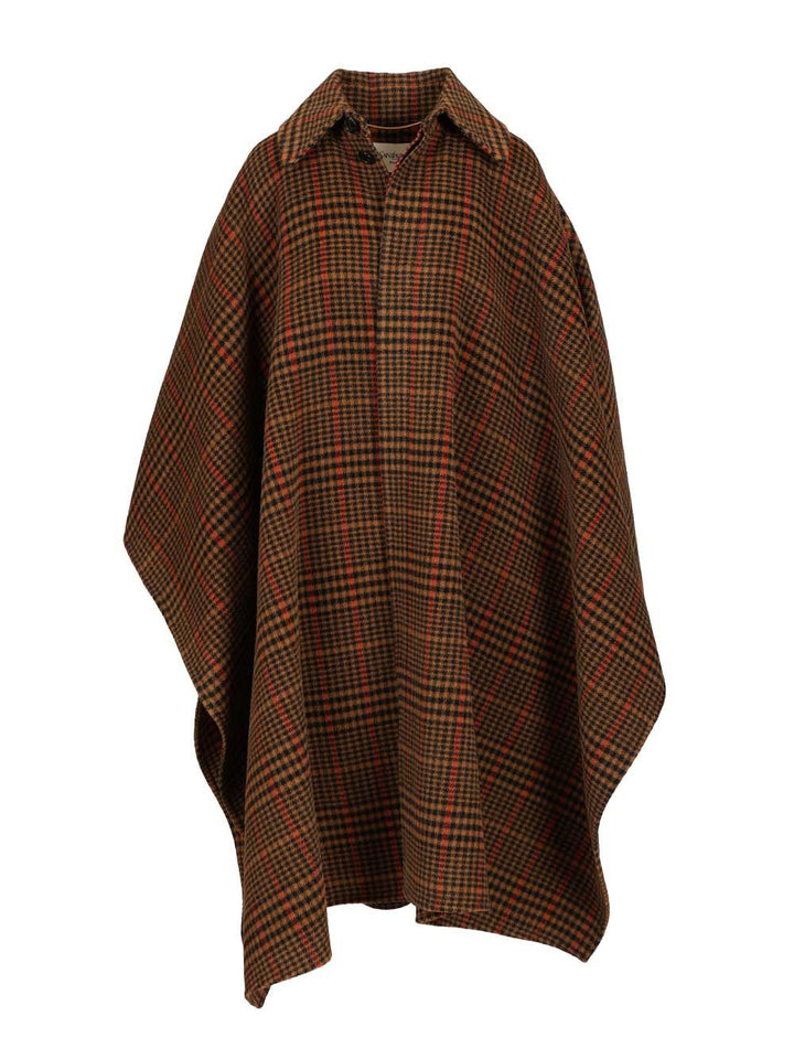 Saint Laurent Blanket-Cape Coats - Marrone | 919257c145ac1ccb71c5a32f1b00646b8adc9e0a