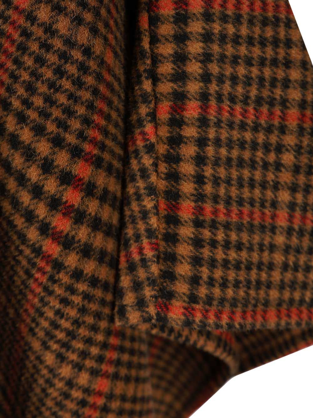 Saint Laurent Blanket-Cape Coats - Marrone | 9b6dbd8933e692686e33776c4b493a2e133aecd7
