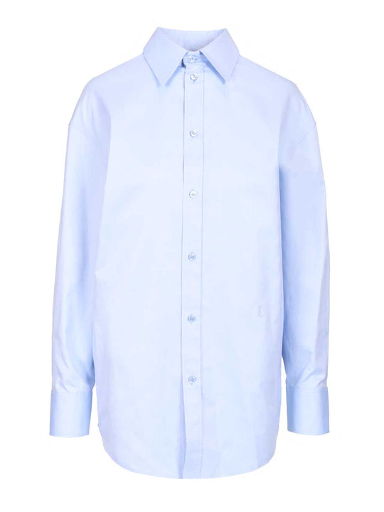 Oxford Cotton Shirt Shirts Light Blue