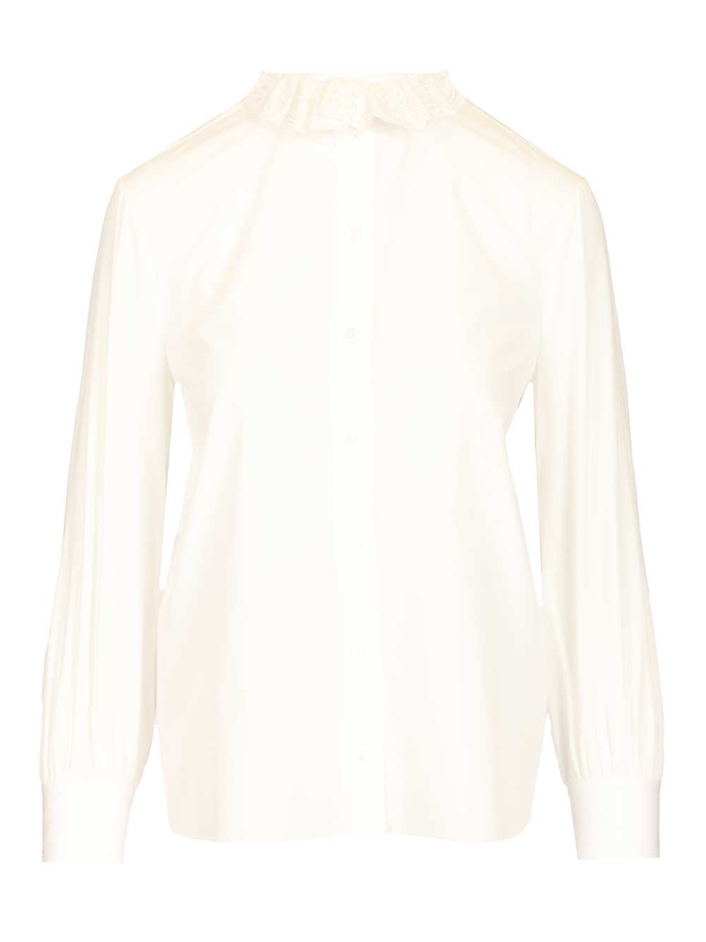 Saint Laurent Cotton Poplin Shirt Shirts - Bianco | d29a2de33d7a7458fb1a10210cc9624b92010829