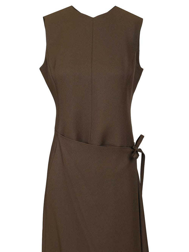 Tory Burch Twill Wrap Dress Abiti - Verde | a6bb3243d23a1e5b506f3a5a9d4ecef6fe96fe7e