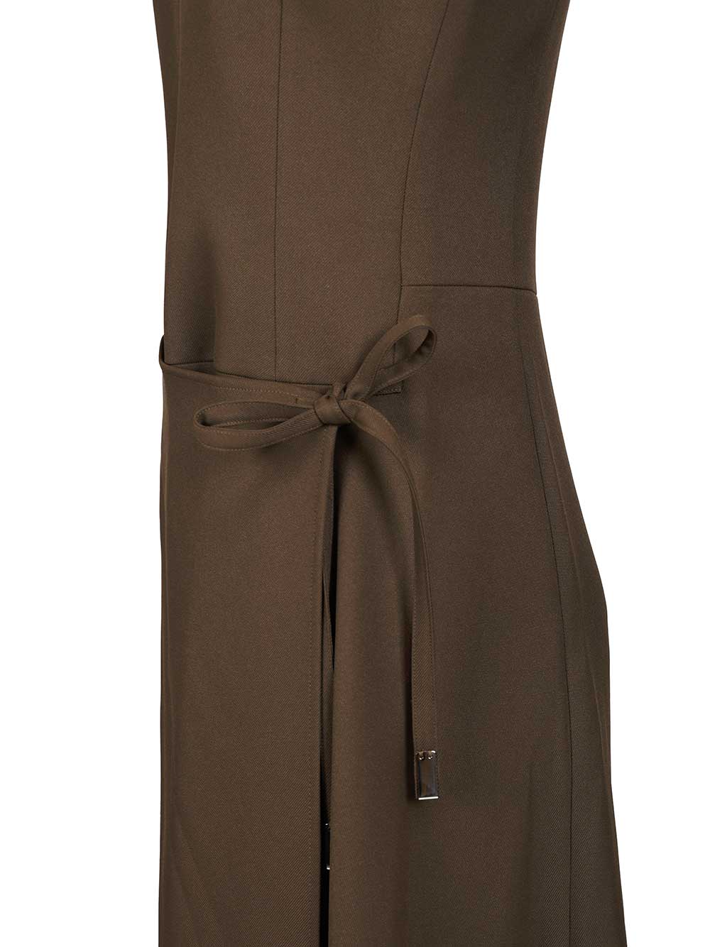 Tory Burch Twill Wrap Dress Abiti - Verde | cf403a95a9ace5eb575a68776bf9c8392186a05c