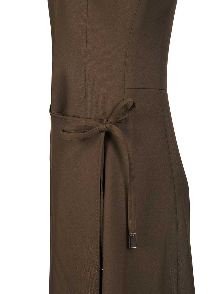 Tory Burch Twill Wrap Dress Abiti - Verde | cf403a95a9ace5eb575a68776bf9c8392186a05c