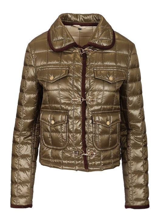 3 Ganci Quilted Jacket Coats Verde