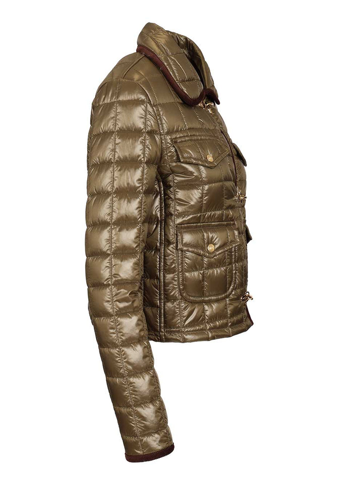 Fay 3 Ganci Quilted Jacket Coats - Verde | 646b17538a34baa3461c70d4f3d479aeed870dc4