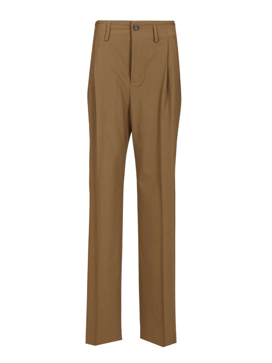 Tailored Trousers Beige