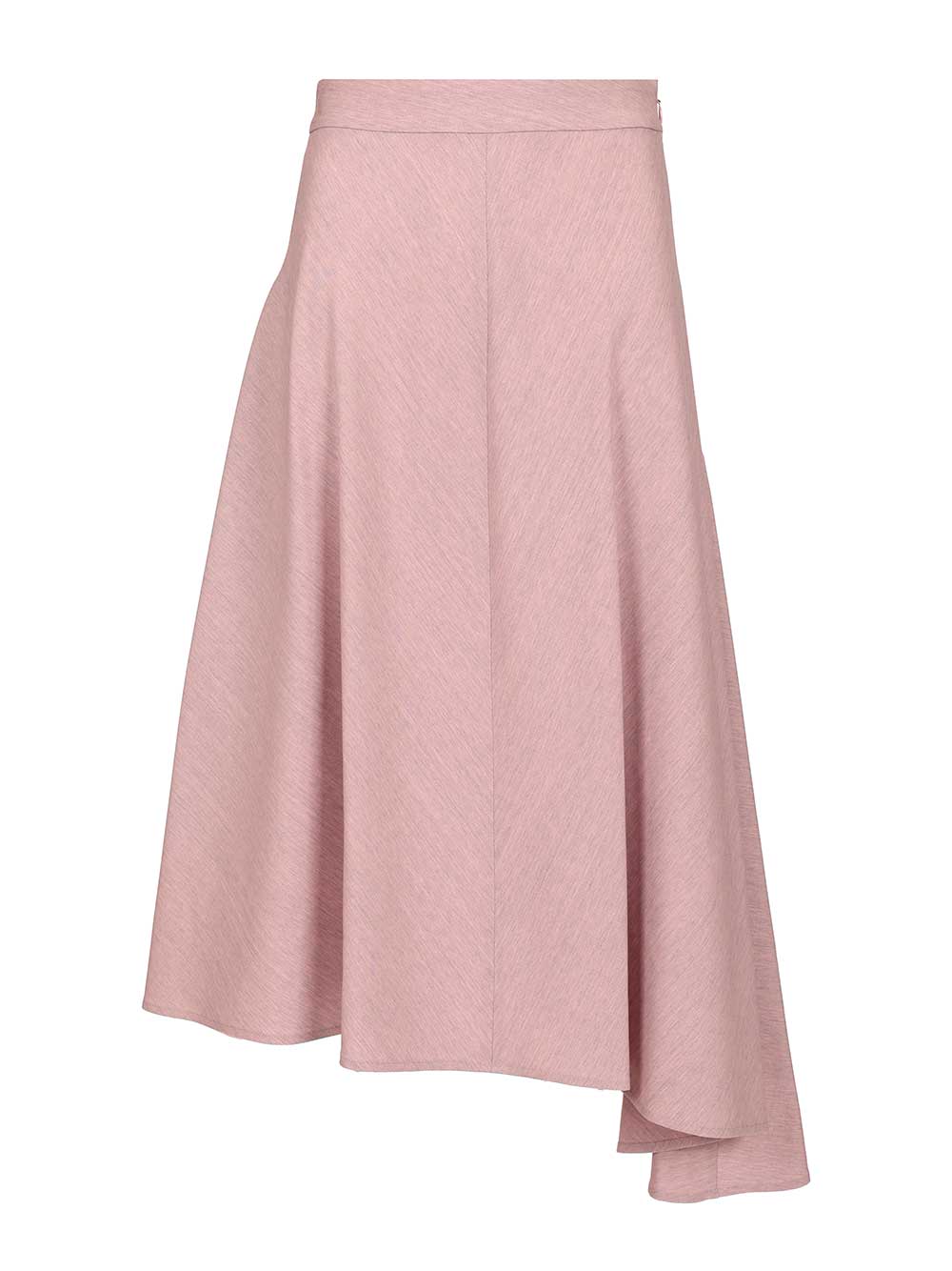 Retori Asymmetrical Wool Skirt Gonne - Rose | 72351123ccc3f5b557f5b7e6bb25422be6bf3889