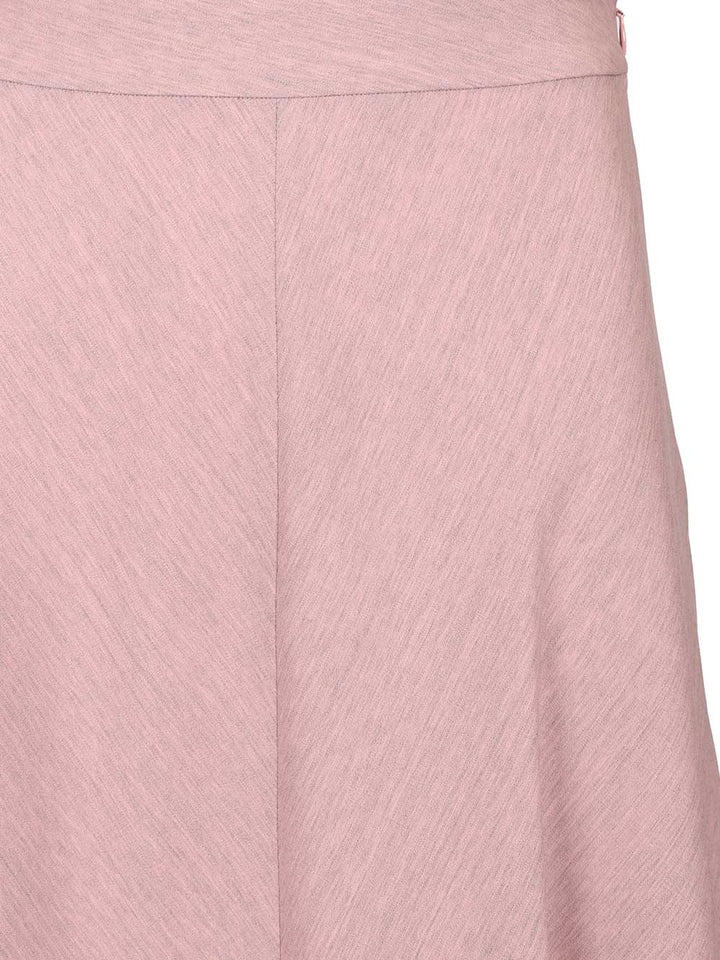 Retori Asymmetrical Wool Skirt Gonne - Rose | df7f4b62d7e34a419d5508395e64c0990eac8ff5
