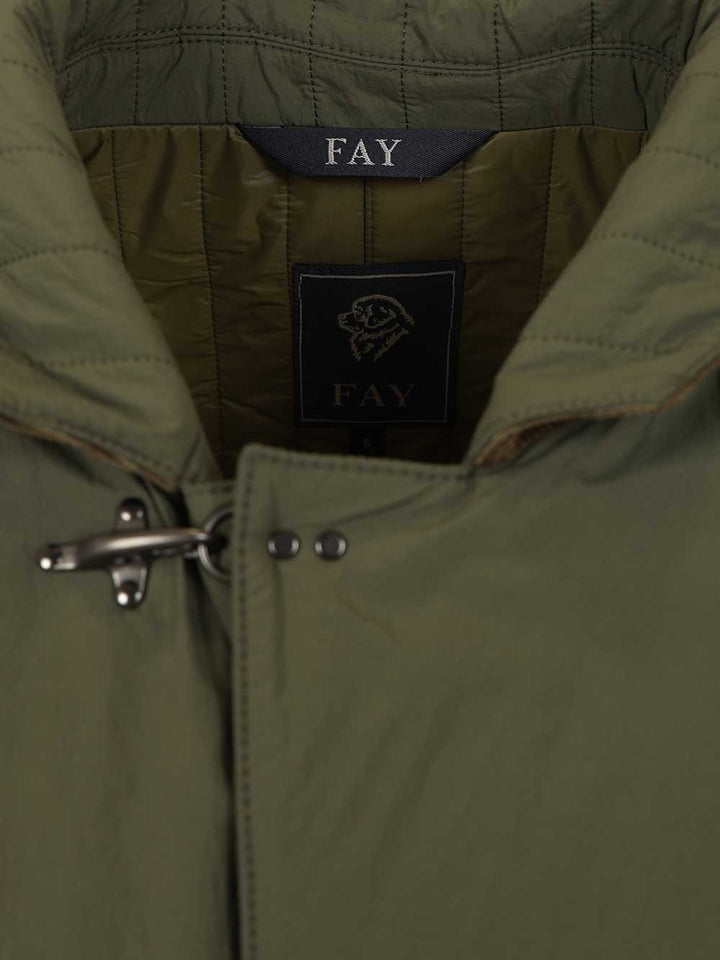 Fay Jacket Made Of Nylon Poplin Giacche - Verde | 041a87f528500cbb35bcfe3a54f789c233eb5114