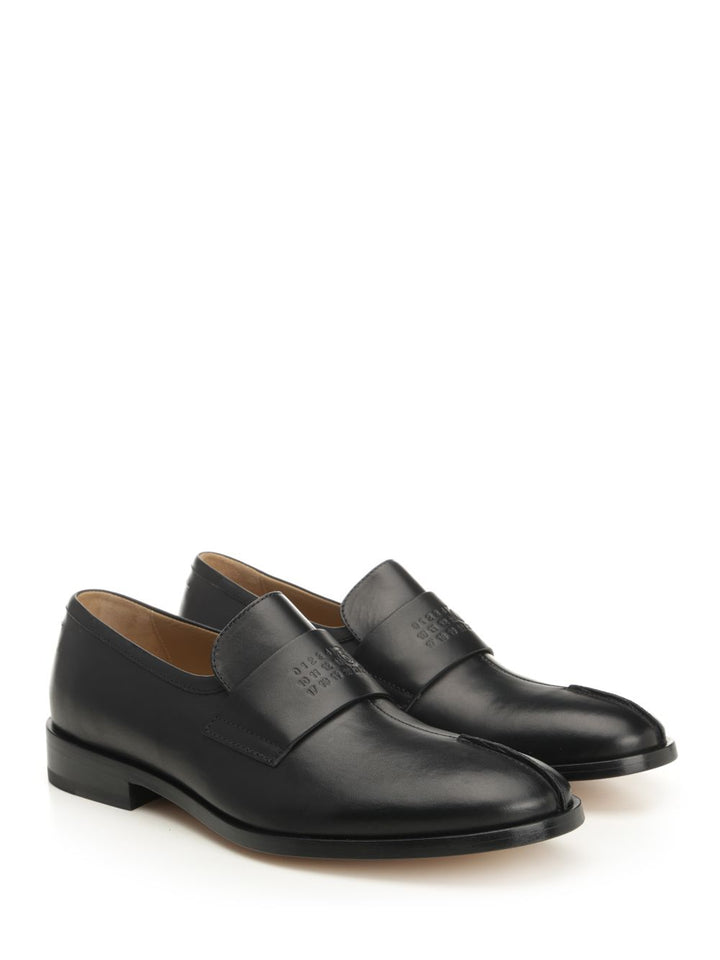 Mm6 Maison Margiela Leather Moccasins Scarpe basse - Nero | 0876eb68b2c2262e15964bab0deaca577f964f2b