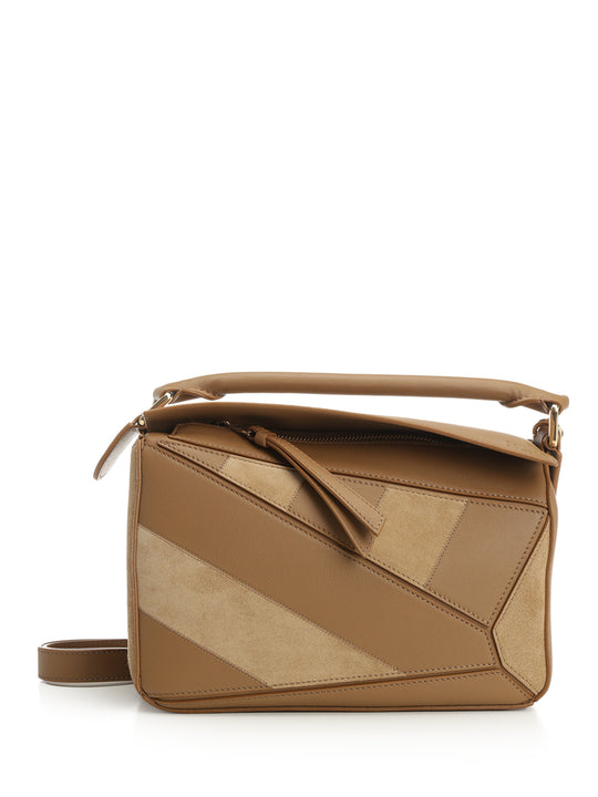 Small Puzzle Bag Handbags Marrone