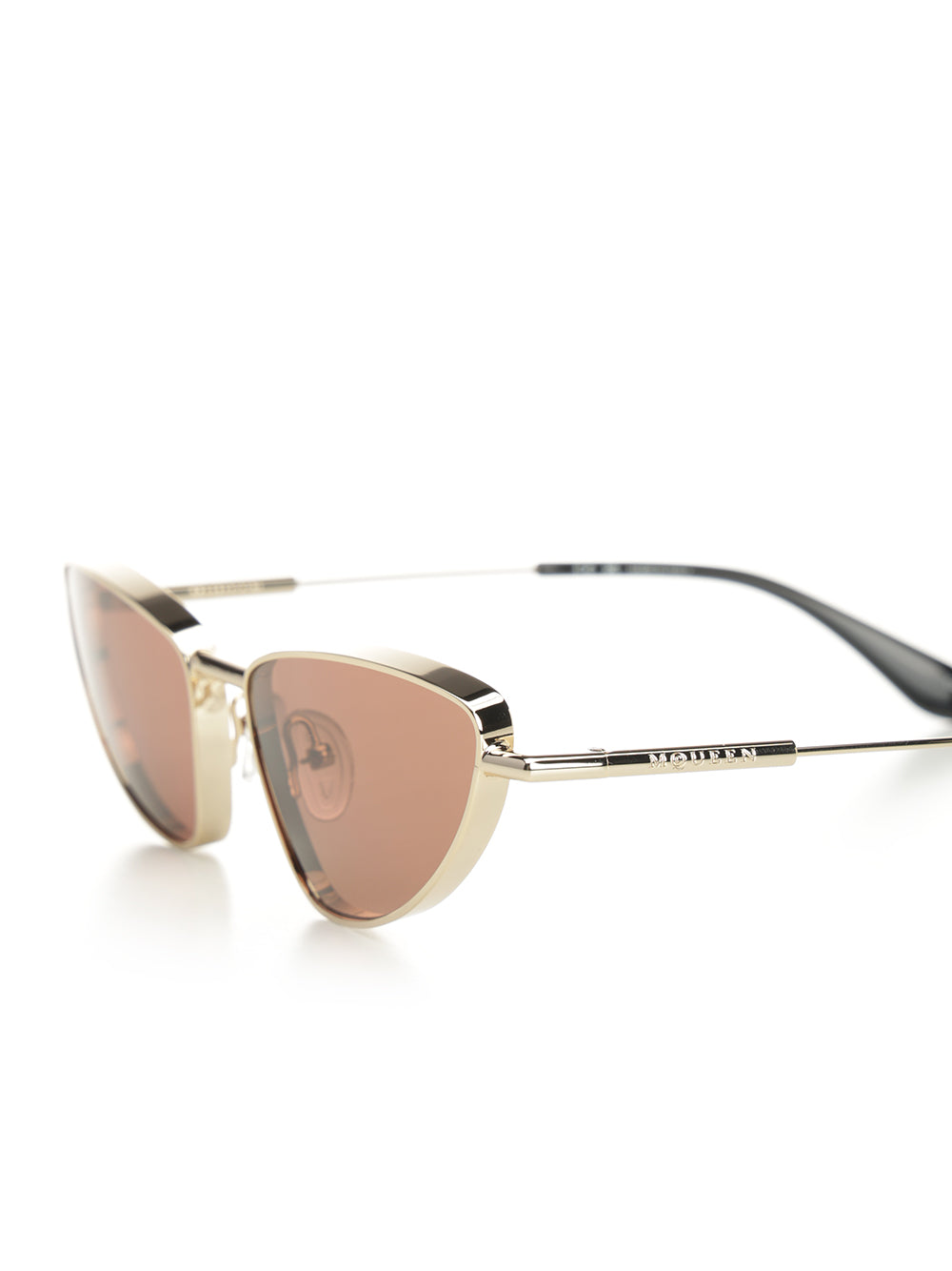 Mcqueen Cat-Eye Metal T-Bar Glasses - Oro | 13dac6e26469e55c6627576ace3c1d346d2a2938