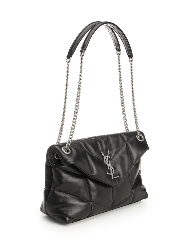 Saint Laurent Lou Lou Puffer Shoulder Bags - Nero | 50324179b48b67004c130b27b35d5b611fae9314