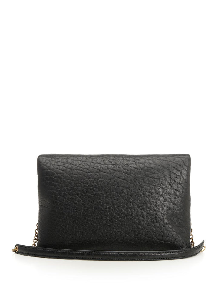 Saint Laurent Cassandre Chain Clutch Clutches - Nero | 898de90a295bca3a5709aa1f52a23718773f8889