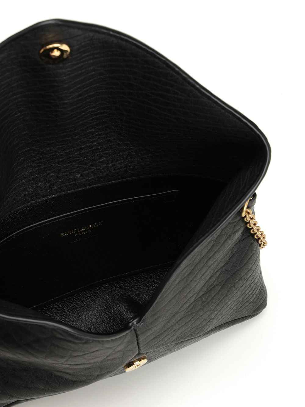 Saint Laurent Cassandre Chain Clutch Clutches - Nero | cc19ba6fff27658a672159f30e87805081902ad9