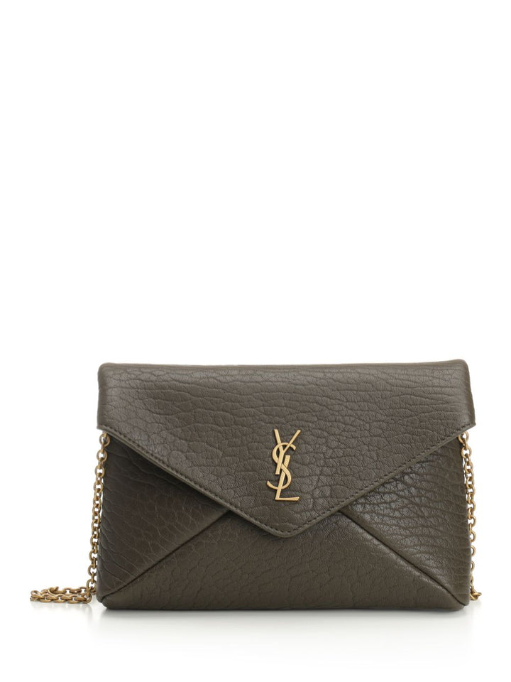 Saint Laurent Cassandre Chain Clutch Clutches - Verde | 6584a3c6faf2b72b3bda67b8319d84a3d282e211