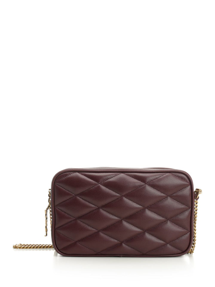 Saint Laurent Quilted Leather Camera Bag Small leather goods - Bordeaux | 64d765fb72c4554c15c1bc132d5a127c8d5e2e68