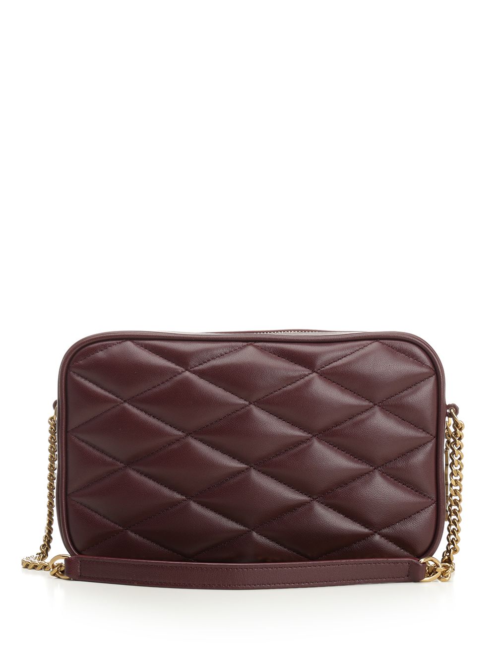 Saint Laurent Quilted Leather Camera Bag Small leather goods - Bordeaux | 7611c01afdf8f1004fa664473b9e33a0aac356b3