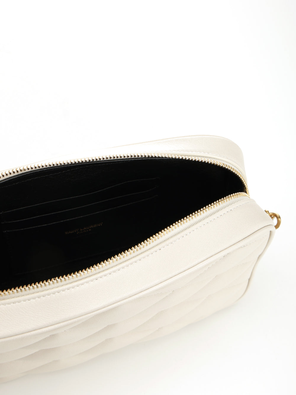 Saint Laurent Quilted Leather Camera Bag Small leather goods - Bianco | 94cbd97fc3e67ecb599507f7a72b62dde6db5f0e
