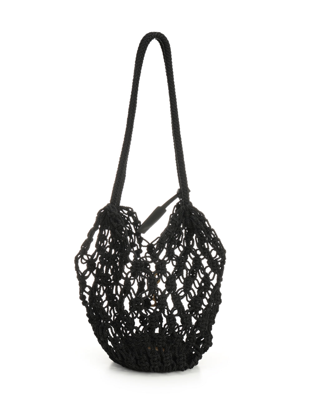 Saint Laurent Crochet Hobo Bag Shoulder Bags - Nero | d7ab873d0a7e90ce0210860acb4b8e9c9d6de238