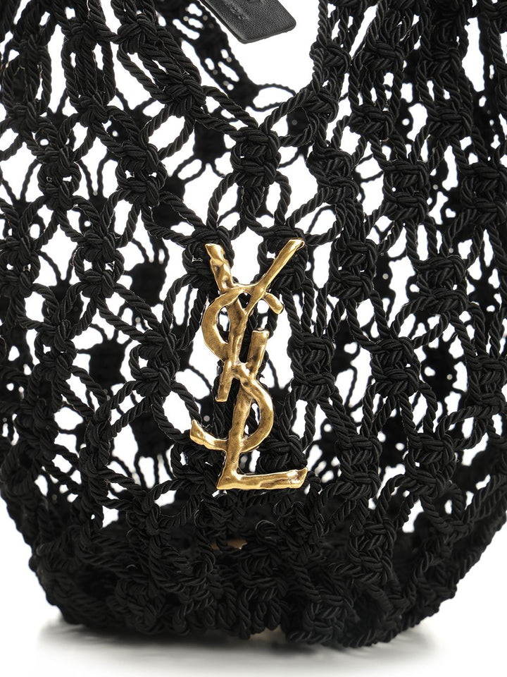 Saint Laurent Crochet Hobo Bag Handbags - Nero | bdcf45ce70d9e25013814ea9e2b9d2d3e32982b3