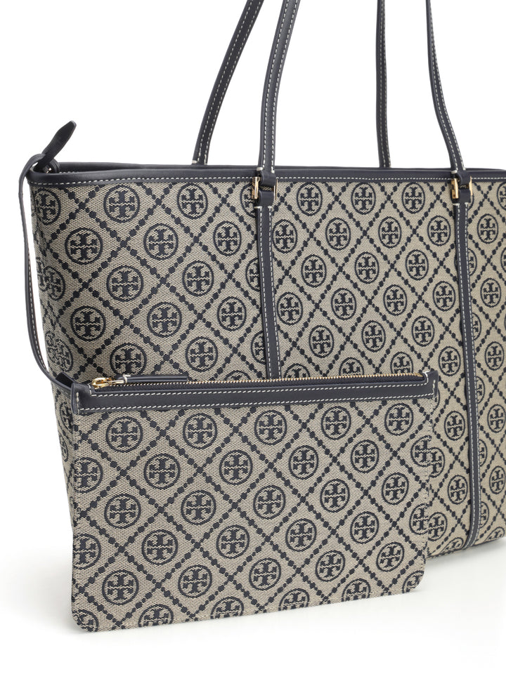 Tory Burch T Monogram Shoulder Bags - Blu | c47ed29c750da18e74cc933b8d6b2ed017f9f089