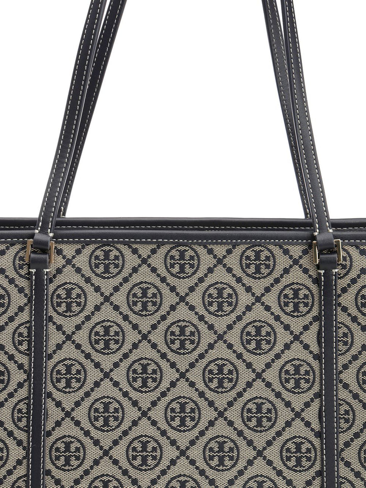 Tory Burch T Monogram Shoulder Bags - Blu | 58481860d0a8e657a306de7632b7a15abd7c07ea