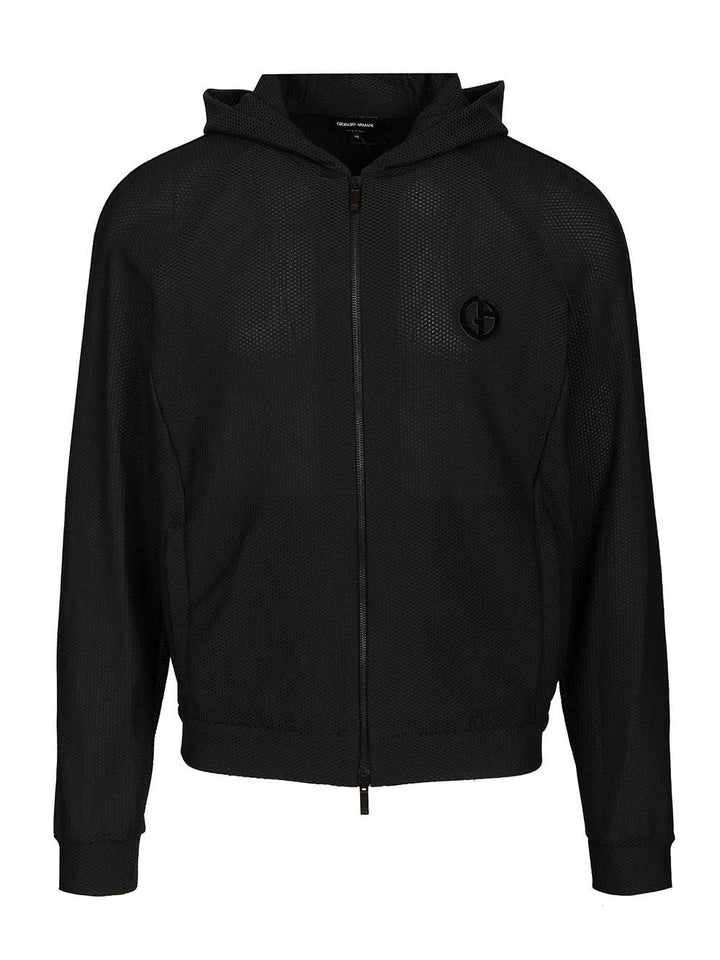 Giorgio Armani Hoody Giacche - Nero | 8f3d25f7f071d90e00c123392134f181ca29083a