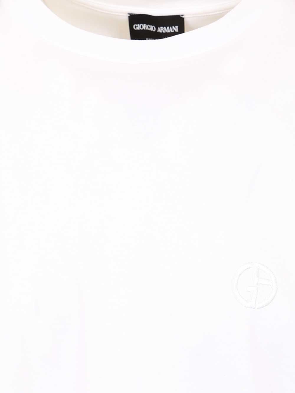 Giorgio Armani Cotton T-Shirt - Bianco | 78ca0718c45c006871d2782b2ee6c96d3d19e0a5