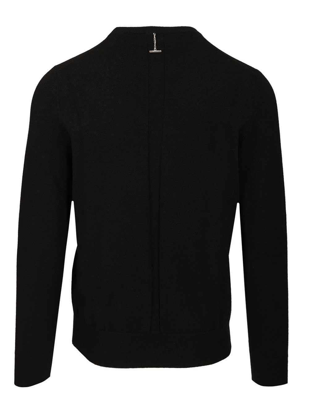 Mcqueen Crew Neck Wool Sweater Knitwear - Nero | b9723271dab2dccb59c67d0ae50a28dd73baa0d1