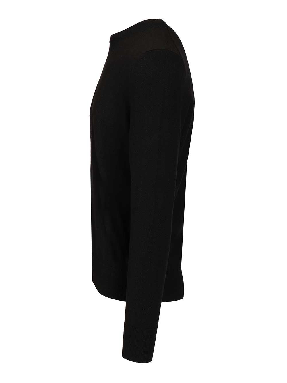 Mcqueen Crew Neck Wool Sweater Knitwear - Nero | a7b75870a9983b75428f9f8495a370b74122c4d5