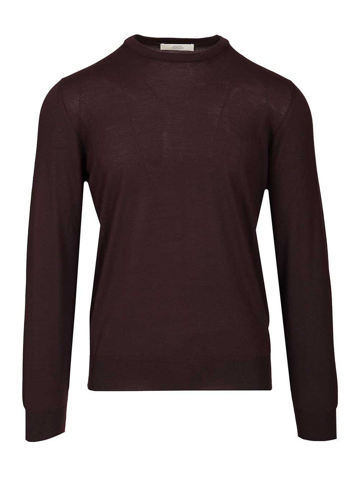 Mauro Ottaviani Crew Neck Sweater Knitwear - Marrone | a39f00e7f348ba236878e6c777f79467ed60b9d0