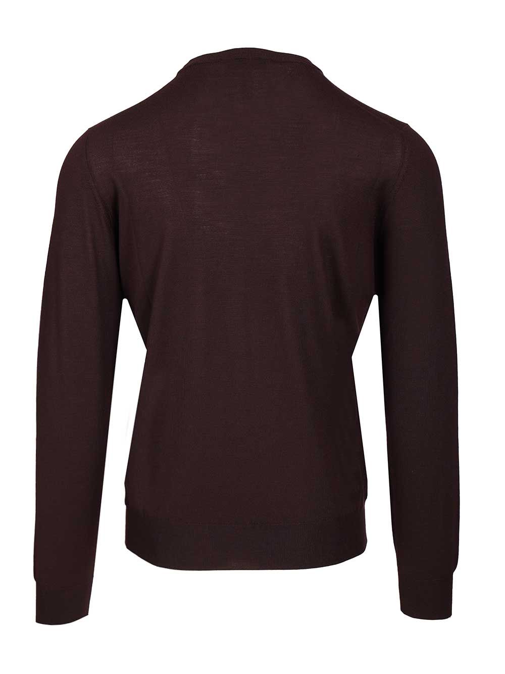 Mauro Ottaviani Crew Neck Sweater Knitwear - Marrone | 5219792fe36c5ce67229001508f4218ae421799b