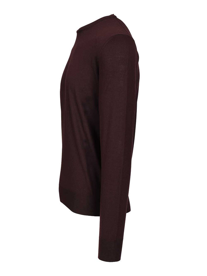 Mauro Ottaviani Crew Neck Sweater Knitwear - Marrone | cc0febc715ee3b06e7b51f29b7565714bd6d842c