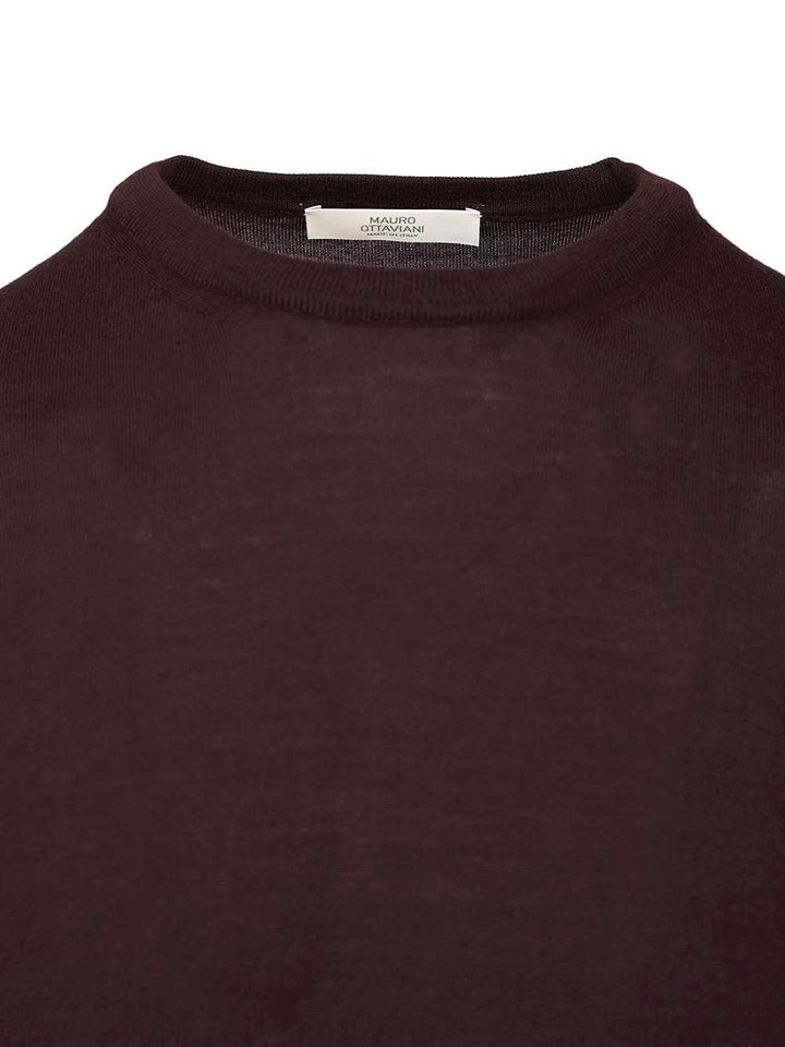 Mauro Ottaviani Crew Neck Sweater Knitwear - Marrone | a76abdc5142cd70770074bcff738356cfe37706e