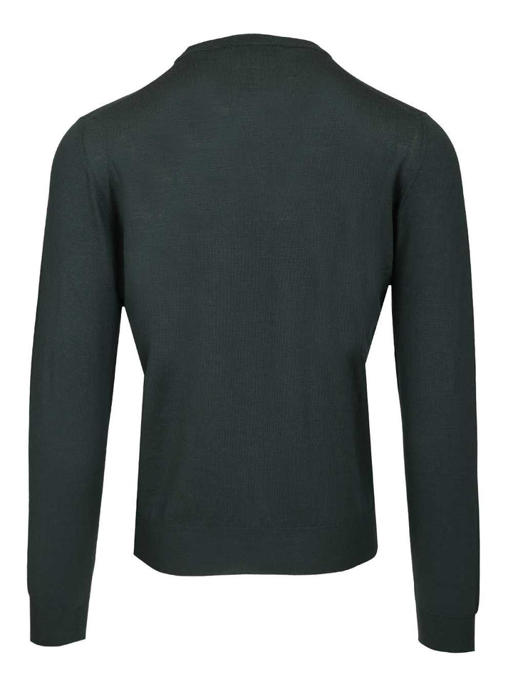 Mauro Ottaviani Crew Neck Sweater Knitwear - Verde | 5dabee768cbb6649baba86e447ba1801a027db4f