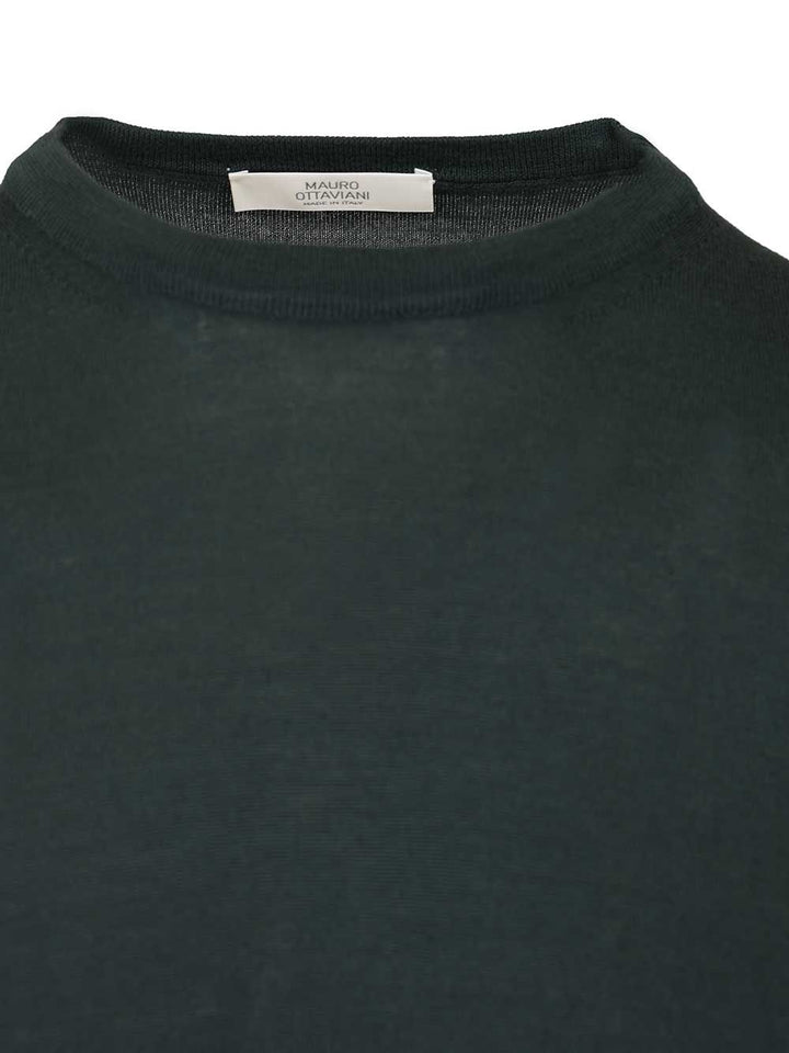 Mauro Ottaviani Crew Neck Sweater Knitwear - Verde | 5a9697c1313f8e8941e8aaad61d4ef20319bfd21