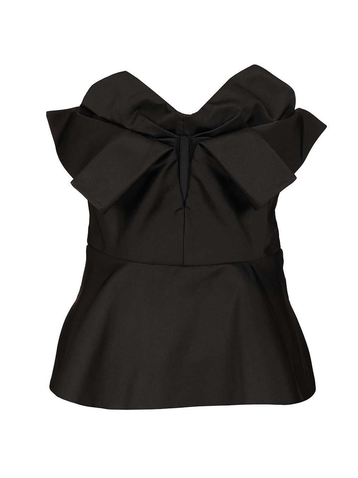 Mcqueen Corset Top Top - Nero | c02f4aab16c31ac76358ef50d15558cf2f265155