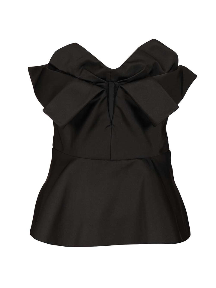 Mcqueen Corset Top Top - Nero | 46949d75bafff3c658c150e614cb0be97271c62f