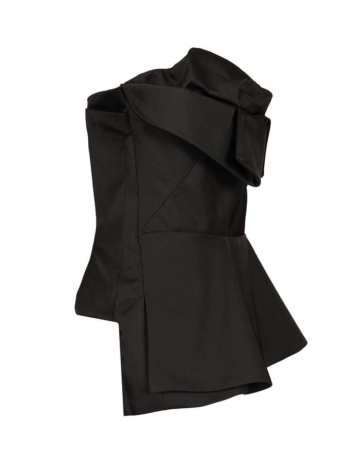 Mcqueen Corset Top Top - Nero | 7614e5bf18f752b48264f6e2c4f8c2c300b9ab29