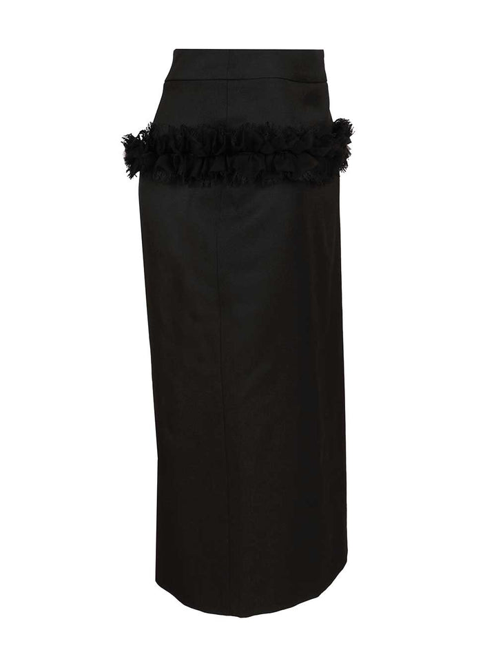 Mcqueen Pencil Skirt Gonne - Nero | b1d4cf942265b13dca928b83031c74fc011bfa6b