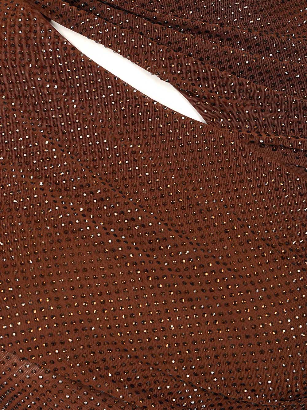 Self-Portrait Rhinestone Knit Top Top - Marrone | f3c83da9623c5441f2e8697091a50d136138368c