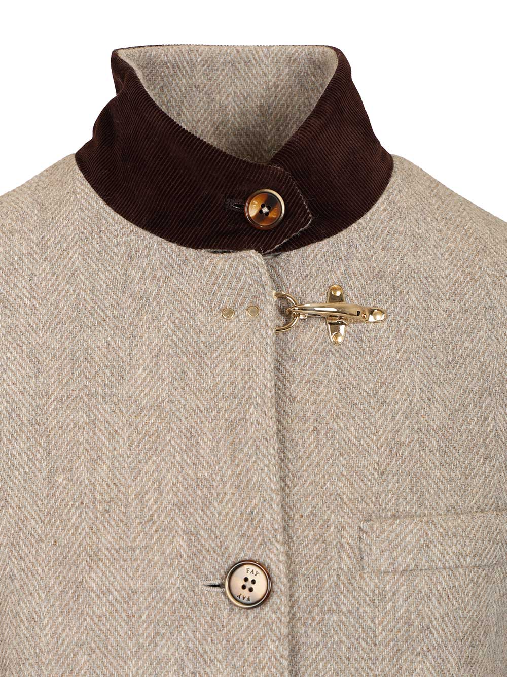 Fay Wool Jacket Giacche - Grey | aba2c9f34b2de30d5db53df017885f7eef0a27b1